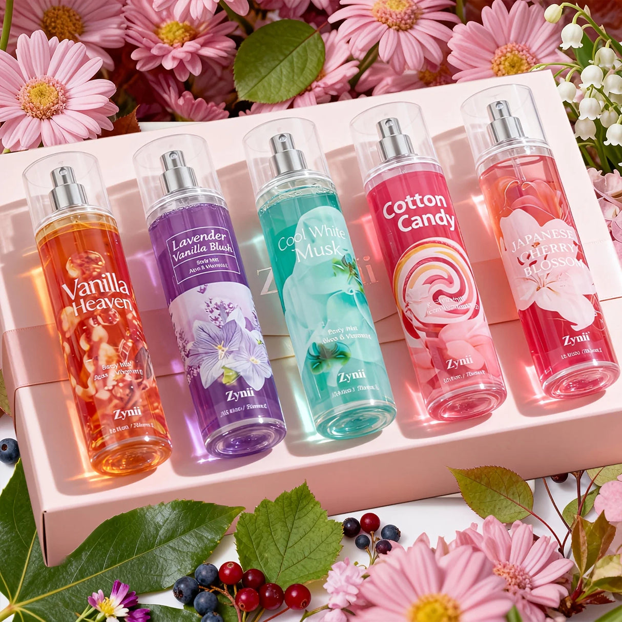 3/4pcs 20 Scents Women'S Hair And Body Fragrance Mist 4-Pack (8.4Oz/Pcs) - Floral Fruity Long-Lasting Body Spray for Daily Use
