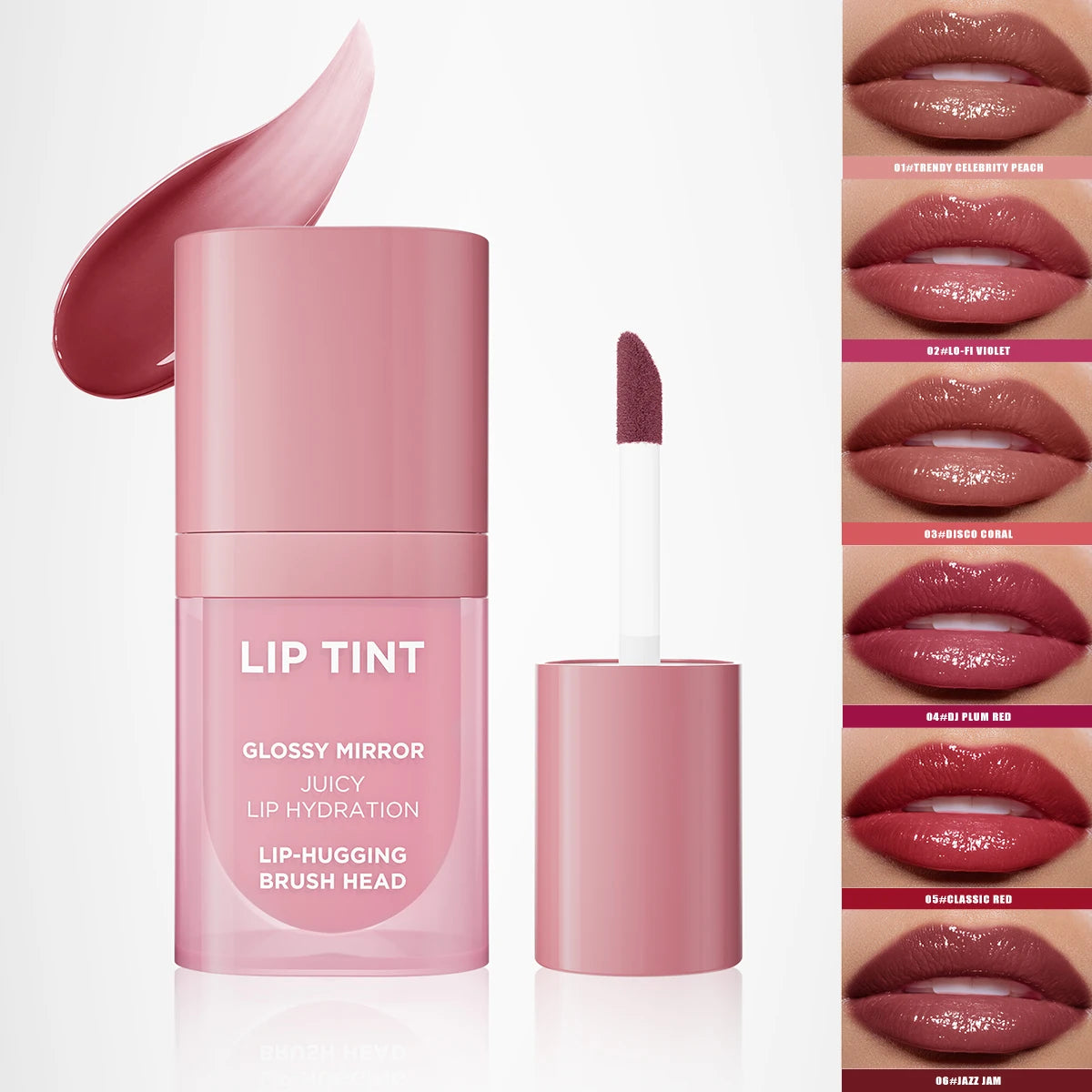 Velvet Lip Gloss Matte Lip Tint Waterproof Non-stick Cup Anti-fade Moisturizing Long Lasting Plump Lip Makeup