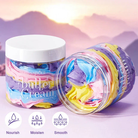 High Moisturizing Body Butter Cream Blueberry Flavor Body Cream Moisturizing and Nourishing Body Repair Cream