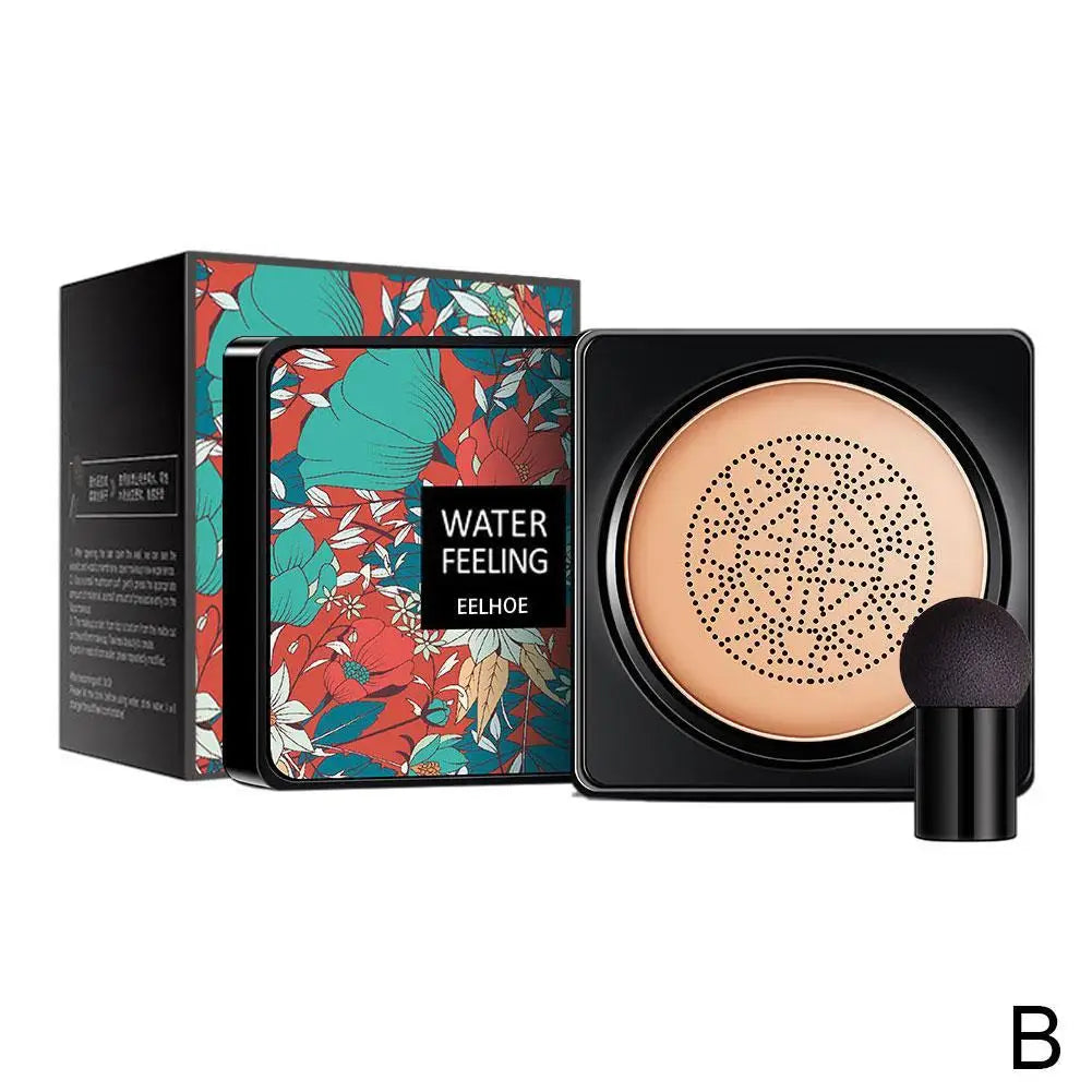 BB CC Cream Face Foundation Concealer Cushion Mushroom Base Waterproof Brighten Makeup Brightening Tone Cosmetics Make up