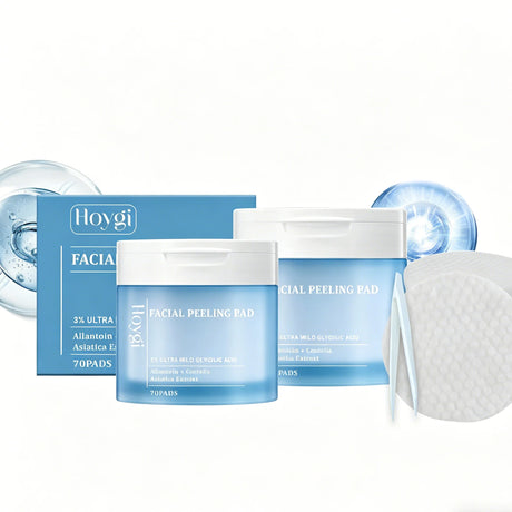Salicylic Acid Acne-Clearing Toner Pads,Dual Action Exfoliation,Deep Clear Acne&Refine Pores,Centella+Allantoin,Soothing&Anti Redness,Polish Strawberry Nose&Rough Texture,Hydrating&Non-tightening,Convenient Dual Textured Pads