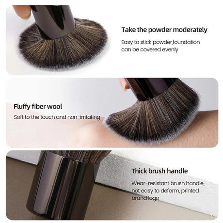 20pcs/set Pro Makeup Brushes Double Ended Foundation Concealers Blush Eye Shadows Brush for Liquid Cream Powder Blending