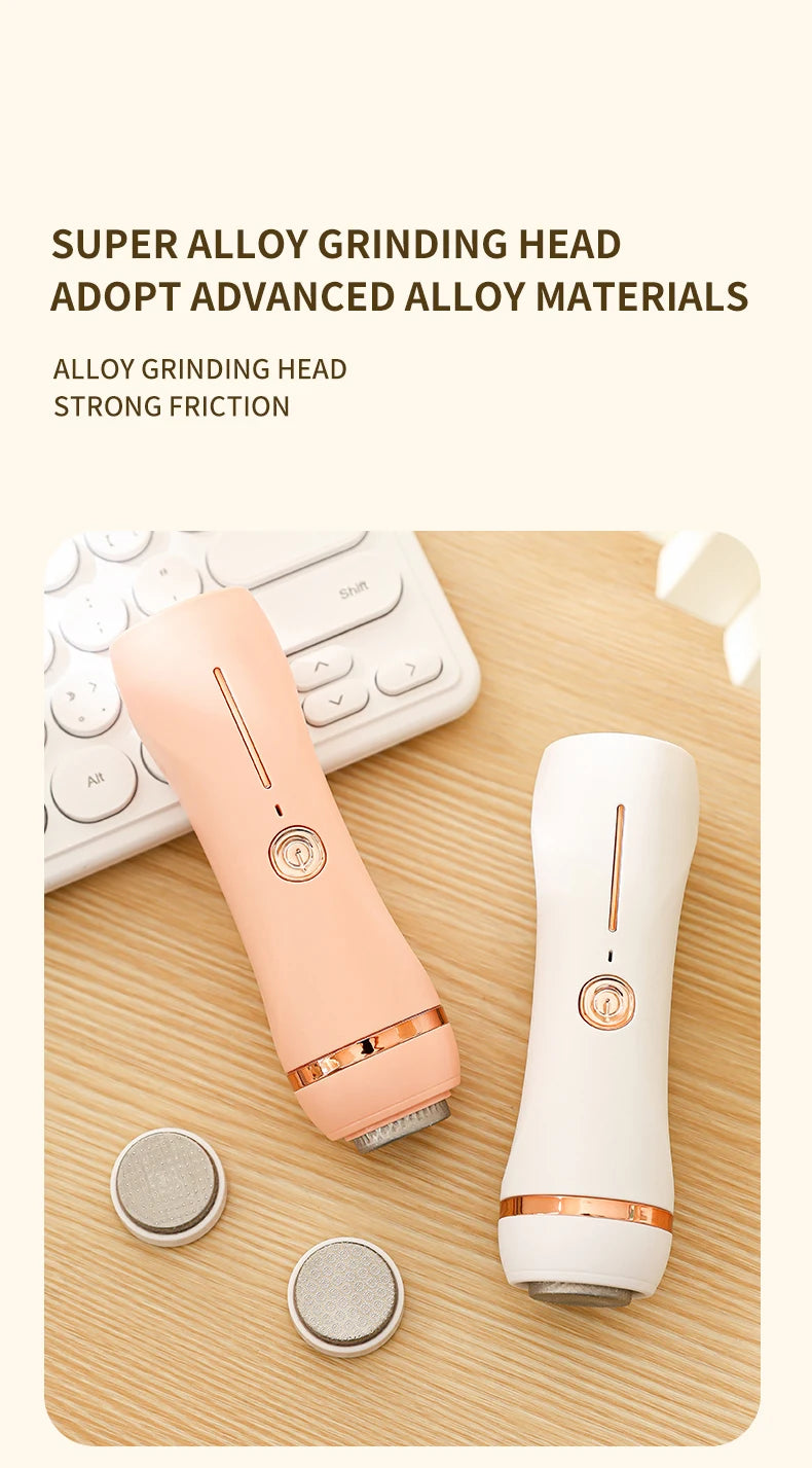 HOMEFISH Electric Foot Grinder Automatic Foot Callus Rubbing Pedicure Dead Skin Callus Remover for Foot Beauty Machine