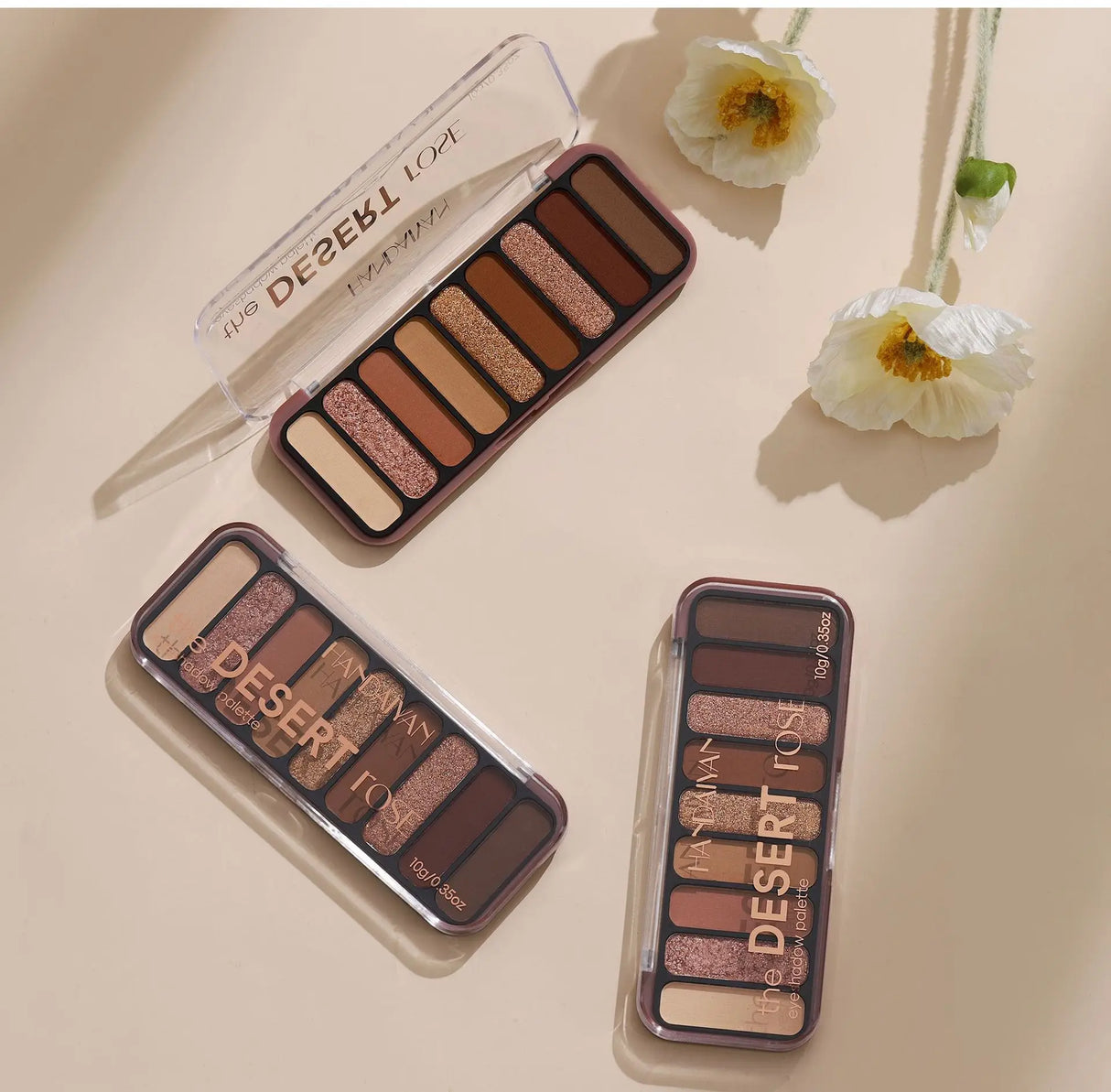 Desert Rose 9 Color Eyeshadow Palette High Pigment Matte Mineral Waterproof Long Lasting Natural Earthy Tones Makeup