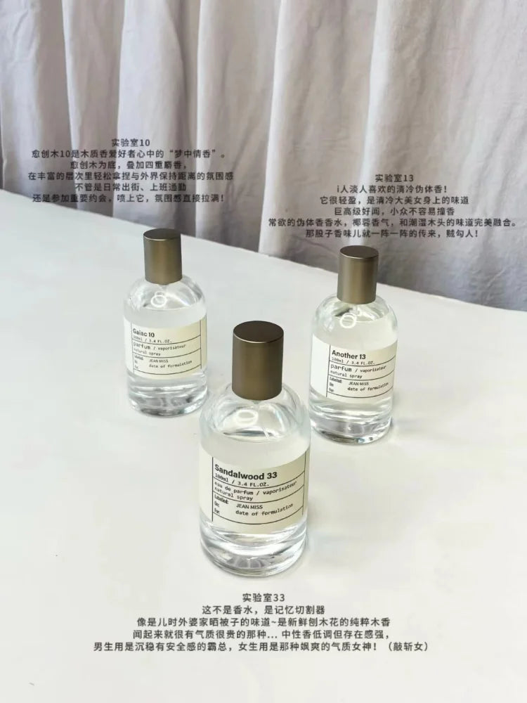 Sandalwood Fresh Fragrance Eau De Toilette Classic Fruity Notes Women Man Parfum Bergamot Body Spray 100ml Unisex Perfume