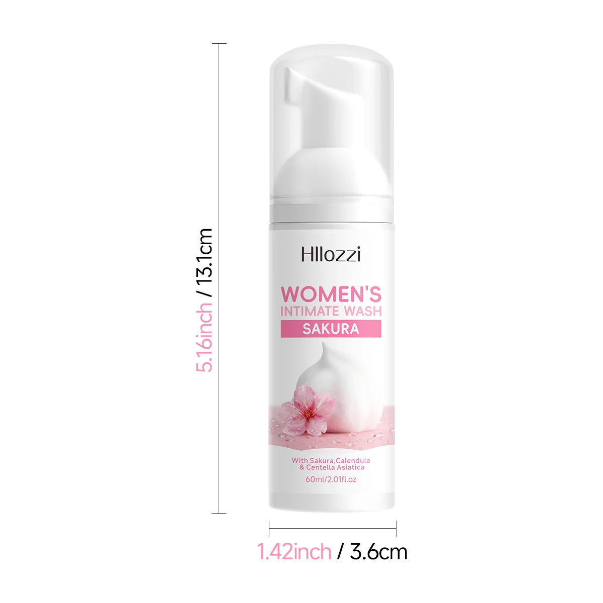 WOMEN'S INTIMATE WASH SAKURA,Deeply cleanses with rich foam, gently cares for skin, controls odor, and cleanses intimate areas.