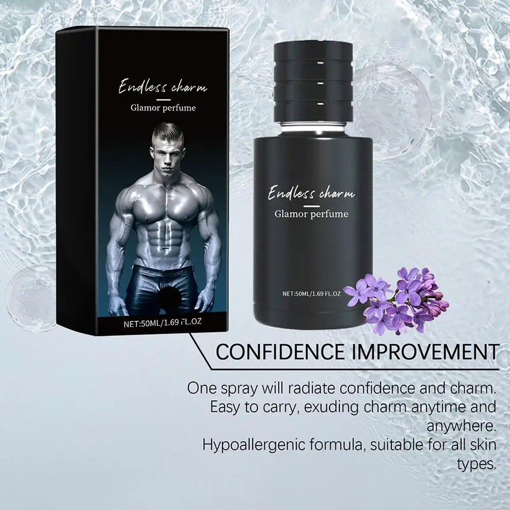 Portable Men's Body Fragrance Spray,Long Lasting Enhance Attractiveness & Confidence Dating Fragrance Body Spray, Rich Layered