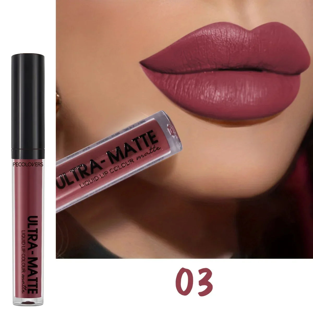 1PC 12-color Matte Lip Gloss, Velvet Sexy Liquid Lipstick, Long-lasting, Waterproof, Lip Makeup