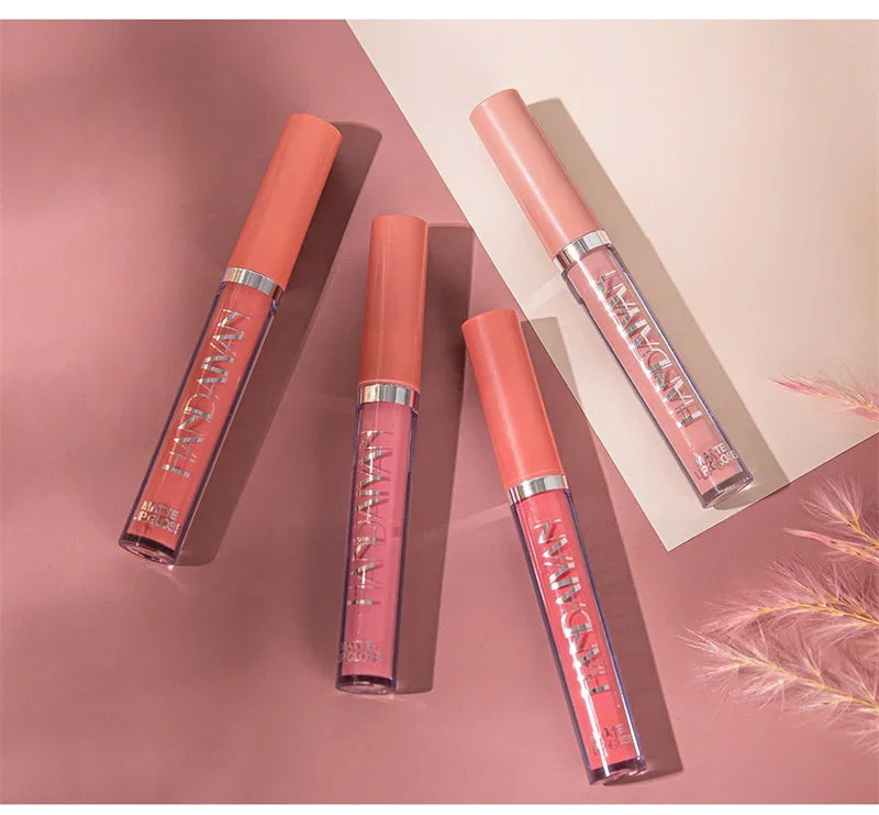 HANDAIYAN 1/6 PCS Lipstick Set Make-up for Women Non Stick Cup Waterproof Long Lasting Cosmetics Korean Makeup Matte Lipstick