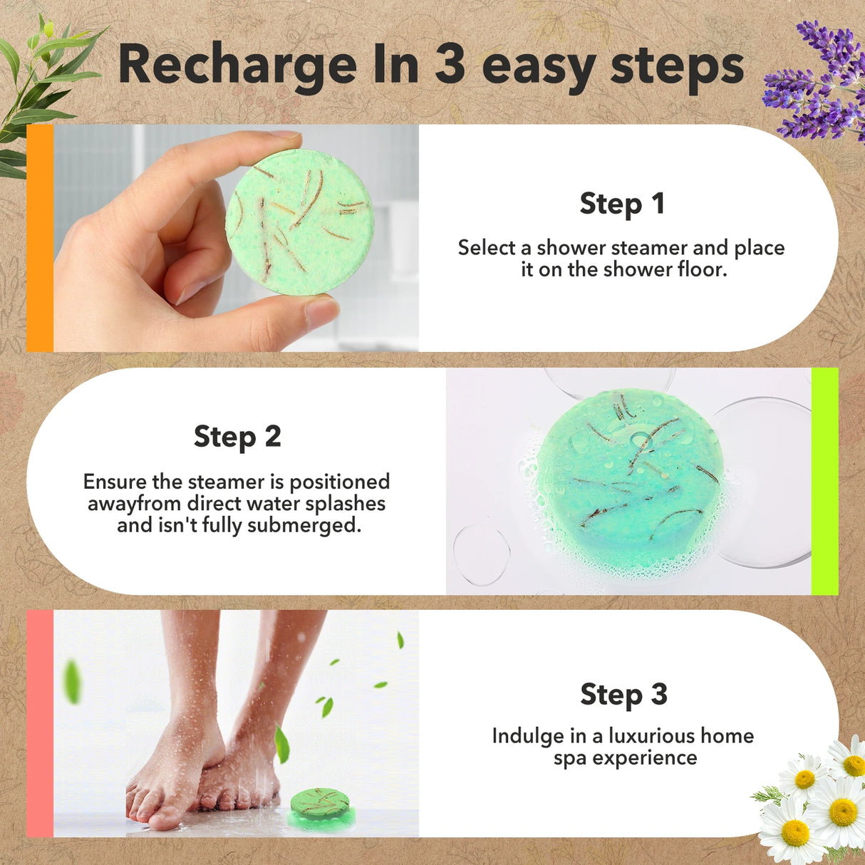 Shower Steamers Aromatherapy - 8 Pack Birthday Gifts for Women - SWCANDY 8 Pcs Mothers Day Gifts for Her Mom Men Teen Adults