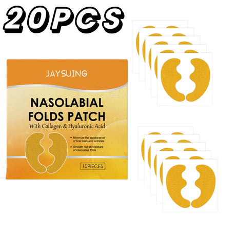 Wrinkle Removal Patch Hyaluronic Nasolabial Folds Face Lifting Sticker Firming Forehead Fine Lines Gel Anti-Aging Collagen Mask