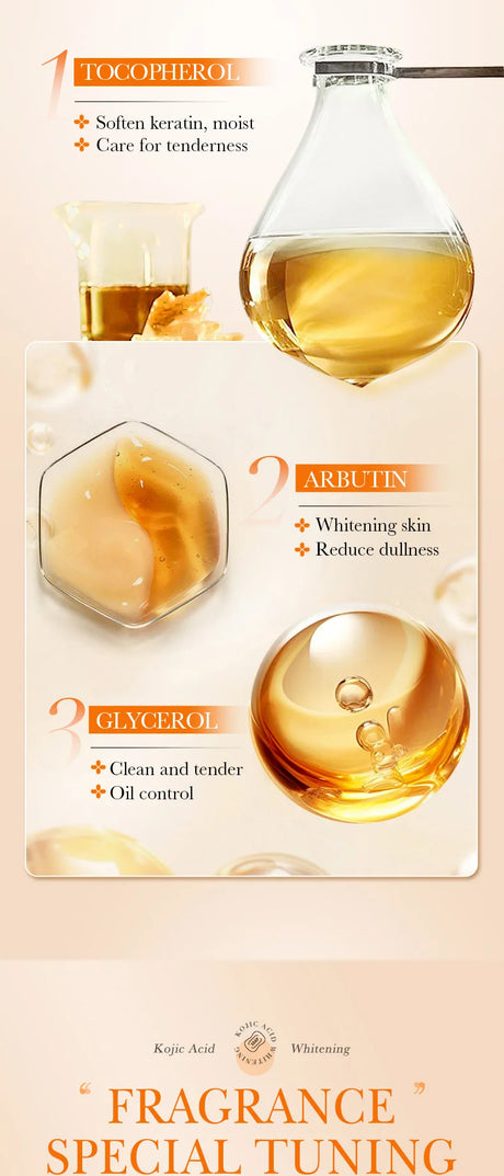 SADOER 100g Kojic Acid Whitening Soap, Handmade Bath Soap, Body Cleansing Antimicrobial Moisturizing and Disinfection Sope