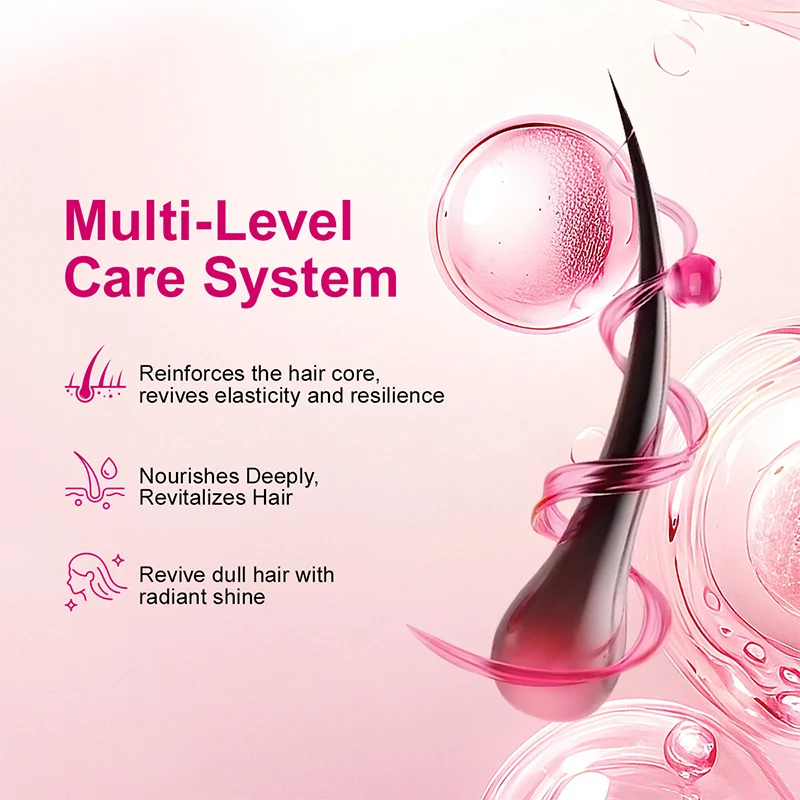 PURC Keratin Reconstruction Hair Mask Smoothing Softness Reduces Dryness Frizz Collagen Nourish Hair Conditioner 200g