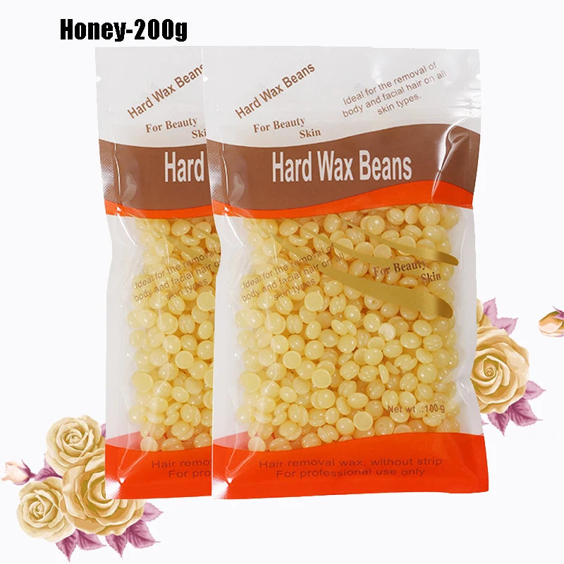 1000g/200g/50g Hot Wax Hair Removal Depilatory Waxing Wax Beads For Wax Heater Painless for Body Hairs Removal Beans