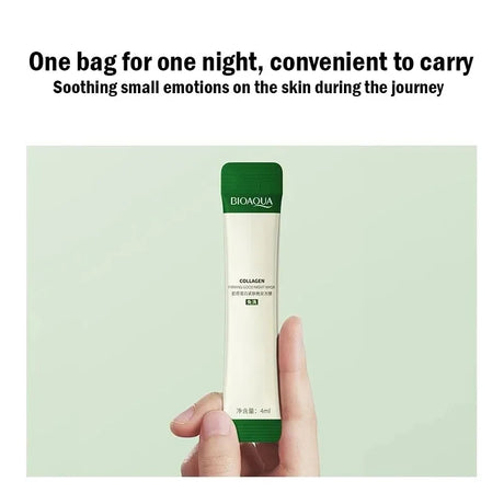 Bioaqua Collagen Sleeping Facial Masks Skincare Moisturizing Brightening Firming Face Mask Korean Skin Care for Face