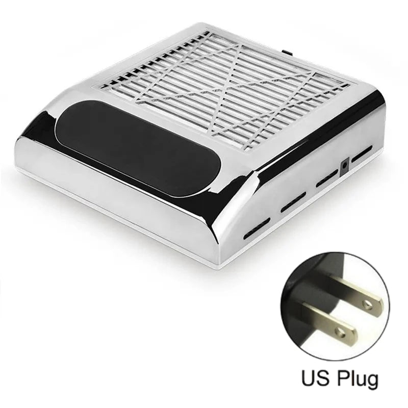 Nail Dust Collector Manicure Machine Tools Strong Power Nail Vacuum Cleaner With Remove Filter Nail Extractor Fan Nail Art Tool