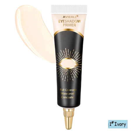 Long-Lasting Matte Eyeshadow Primer: Waterproof, Full-Coverage Eye Makeup Base in Medium Cream Form