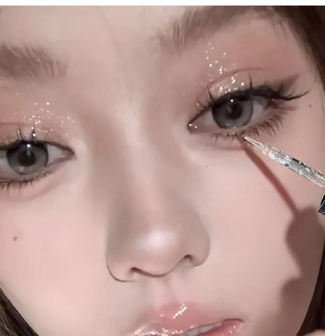 Liquid Eyeshadow Pearlescent Shimmer Silkworm Glitter Eyes Korean Makeup Fine Sparkling Eye Shadow Eyeliner Highlighter Cosmetic