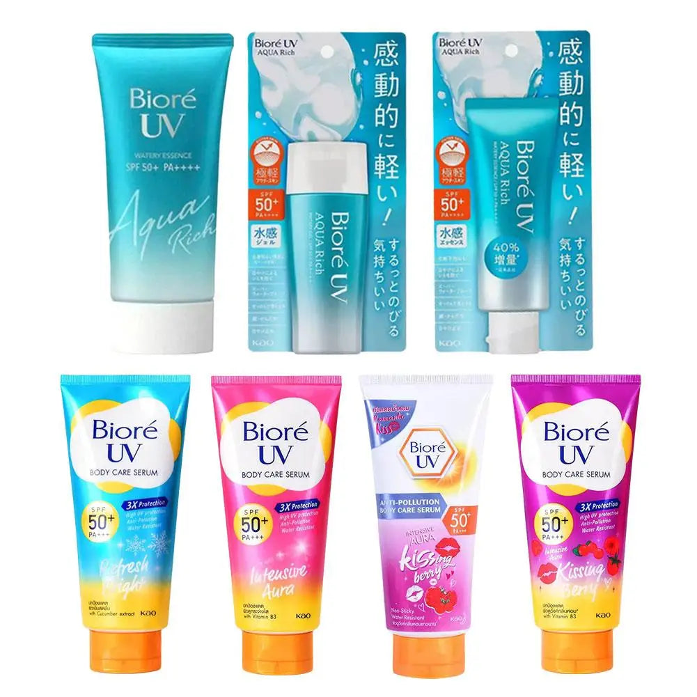 Japan Biore Spf50+ Facial Sunscreen Protector UV Sun Sunblock Cream Korean Moisturizing Protector Whitening Moisturizer Care
