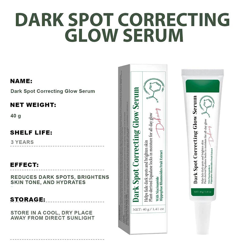 Dark Spot Correcting Glow Serum,Dullness,Acne,And Melanin Remover,Niacinamide Facial Skin Moisturizing Brightening Skincare