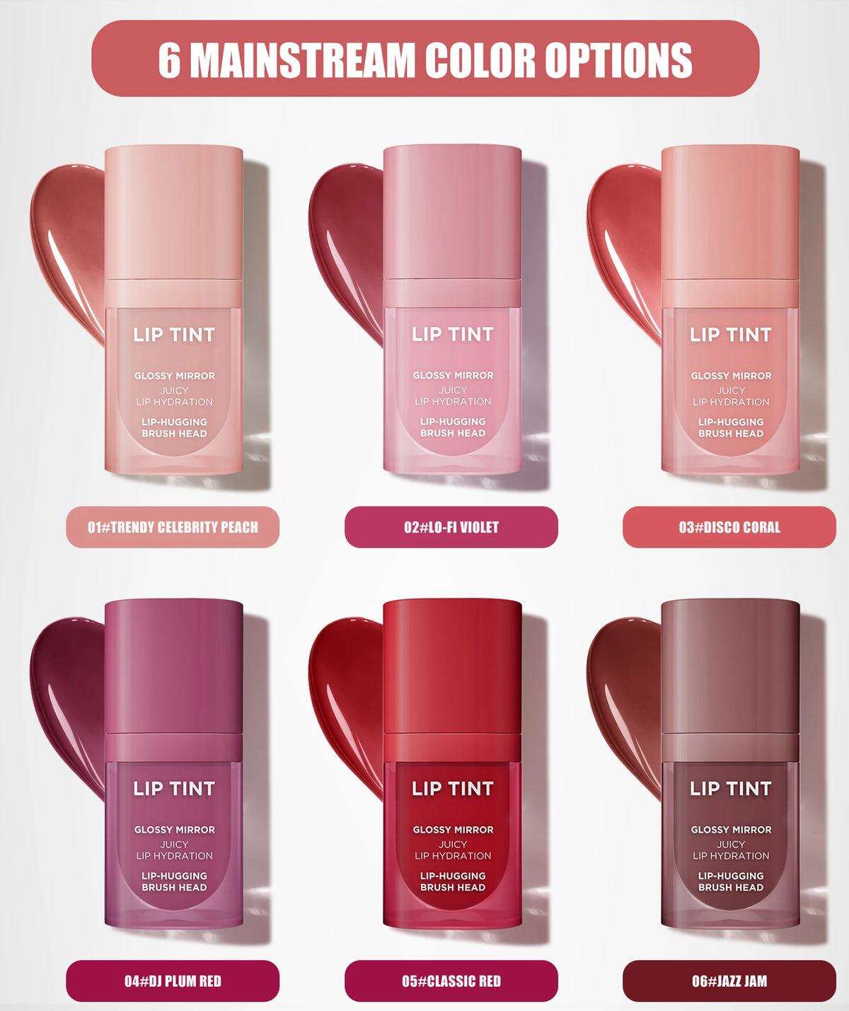 Velvet Lip Gloss Matte Lip Tint Waterproof Non-stick Cup Anti-fade Moisturizing Long Lasting Plump Lip Makeup