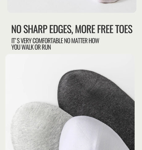 MiiOW Big Size Sock Men Pure Cotton Sock Anti Odor Fat Feet Elastic Widened Loose Sock Compression Sock Elderly Non-Binding Sock