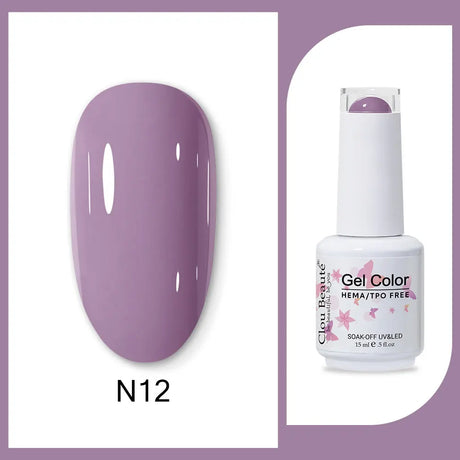 Clou Beaute 15ml HEMA TPO FREE Gel Nail Polish Bright Dark Army Green Gel Lacquer Semi Permanent Art Organic Nail Gel Varnish