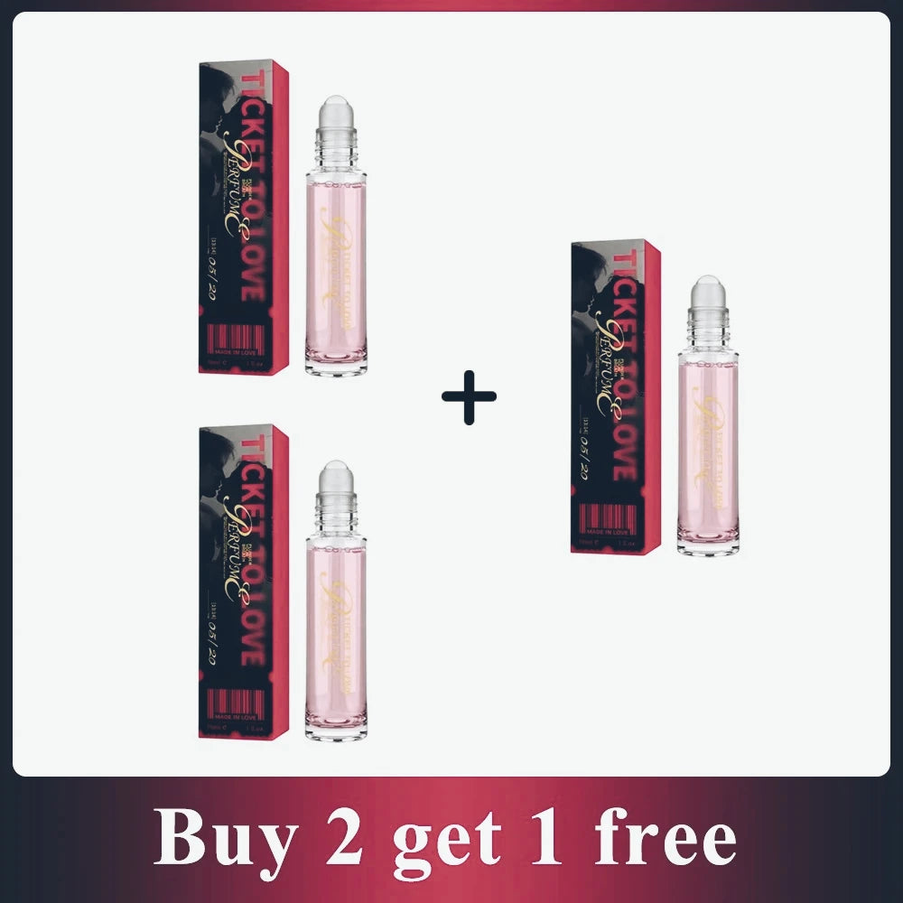 Women Pheromone Roll-On Perfume Long Lasting Cologne Fragrance Flirty Scent Natural Fresh Enchanting Attractive Aroma