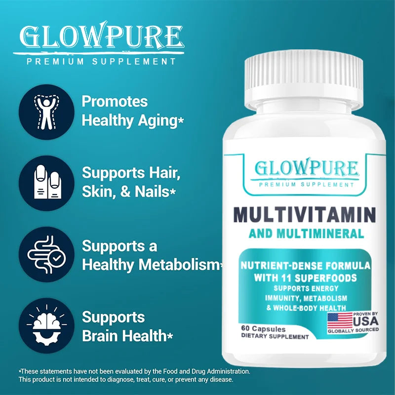 Organic Multivitamin for Women - Whole Food with B-Complex, Vitamin C, D3 & K2 for Immunity, Stress, Hair, Skin & Nails