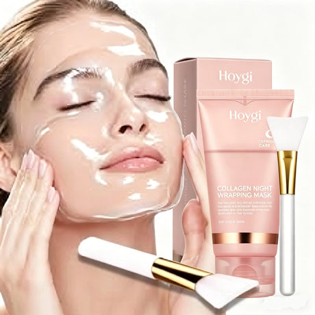 Collagen Peel Off Facial Mask,Pore Cleansing&Firming,Hydrating Glycerin&Centella asiatica,Smooth Fine Lines&Removes Impurities