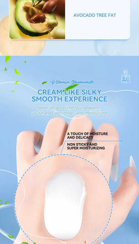 Nicor Vitamin Chamomile Hand Cream Moisturizing and Hydrating to Prevent Dryness and Cracks