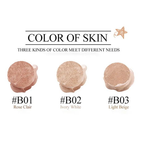 BIOAQUA Waterproof Matte Air Cushion Poreless BB&CC Cream High Coverage Oil-control Soft Face Makeup Foundation Base Cosmetics