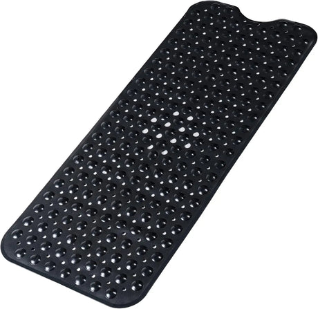 1pc Cartoon Extra Long Bathtub Mat 40x100cm Non Slip Bath Mat for Bathroom Tubs Shower Mats with Suction Cups & Drain Holes