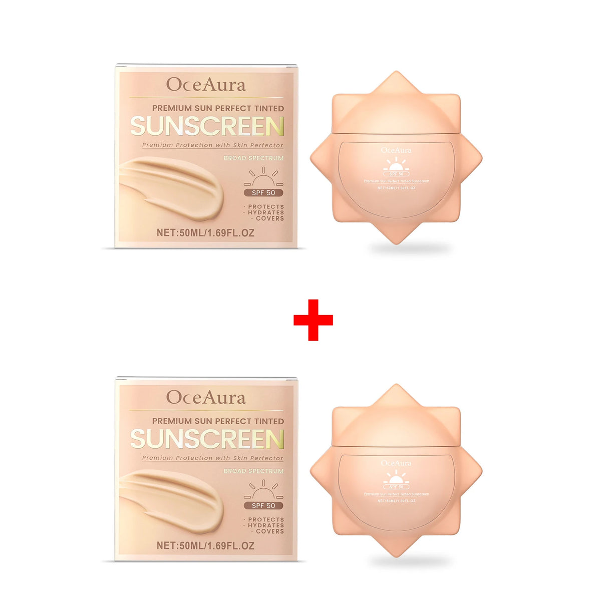 Sunscreen For Face Whole Body SPF 50+ UV Resistant Skin Protection Anti Sunburn Oil Control Moisturizing Sun Isolation Cream