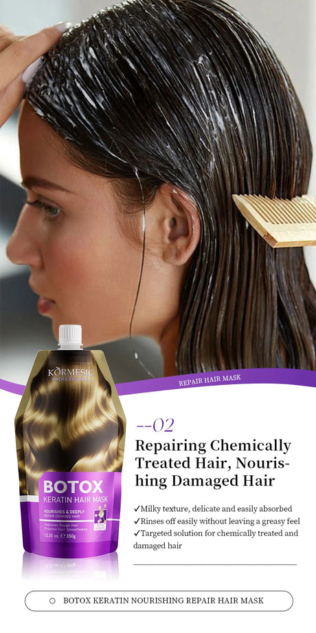 Magical Keratin Hair Mask For Maltreated Hair 5Seconds Repairing Damaged Frizzy Hairs Smoothing Nourish Straightening Hair Care