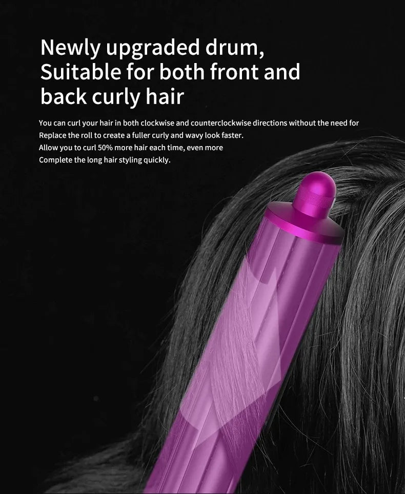 TINSOL 7 in 1 Multi-Function Hair Dryer & Styling Tool Automatic Curling Set 1300W Straightener Professional Salon Hair Dryer