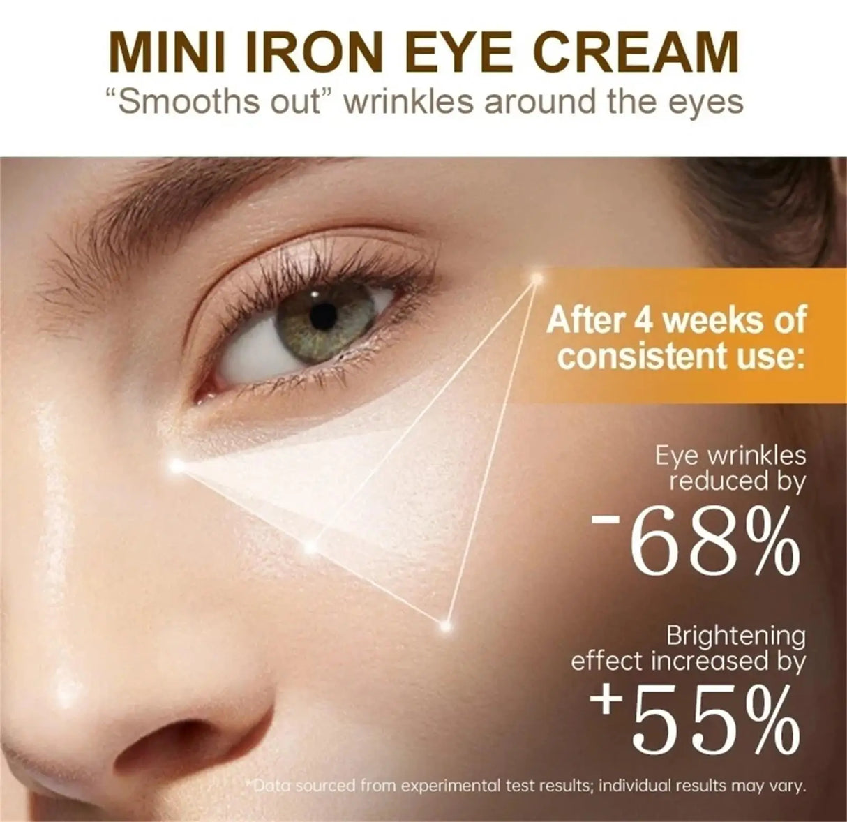 Instant Eye Bag Removal Cream Collagen Anti-Wrinkle Fade Fine Lines Firming Skin Anti Dark Circle Puffiness Brighten Eye Care