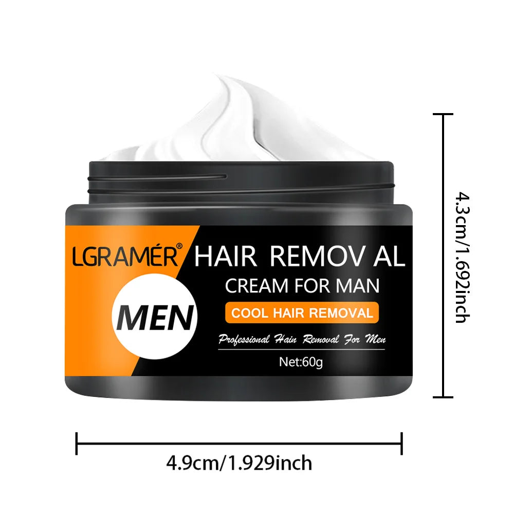 Painless Hair Removal Cream Permanent Hair Remover for Men's Armpit Legs Arms Hair Growth Inhibitor Depilatory Body Cream