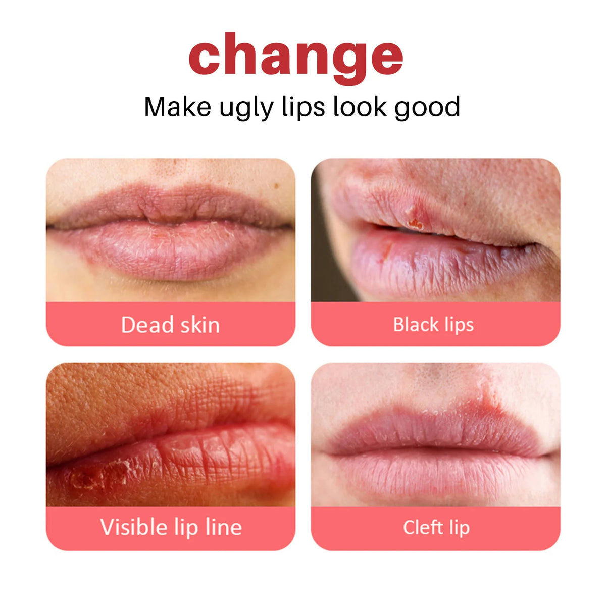 Lighten & Repair Dark Lips Lip Balm Reduce Lip Pigment Deposition Exfoliate Hydrating Lip Treatment