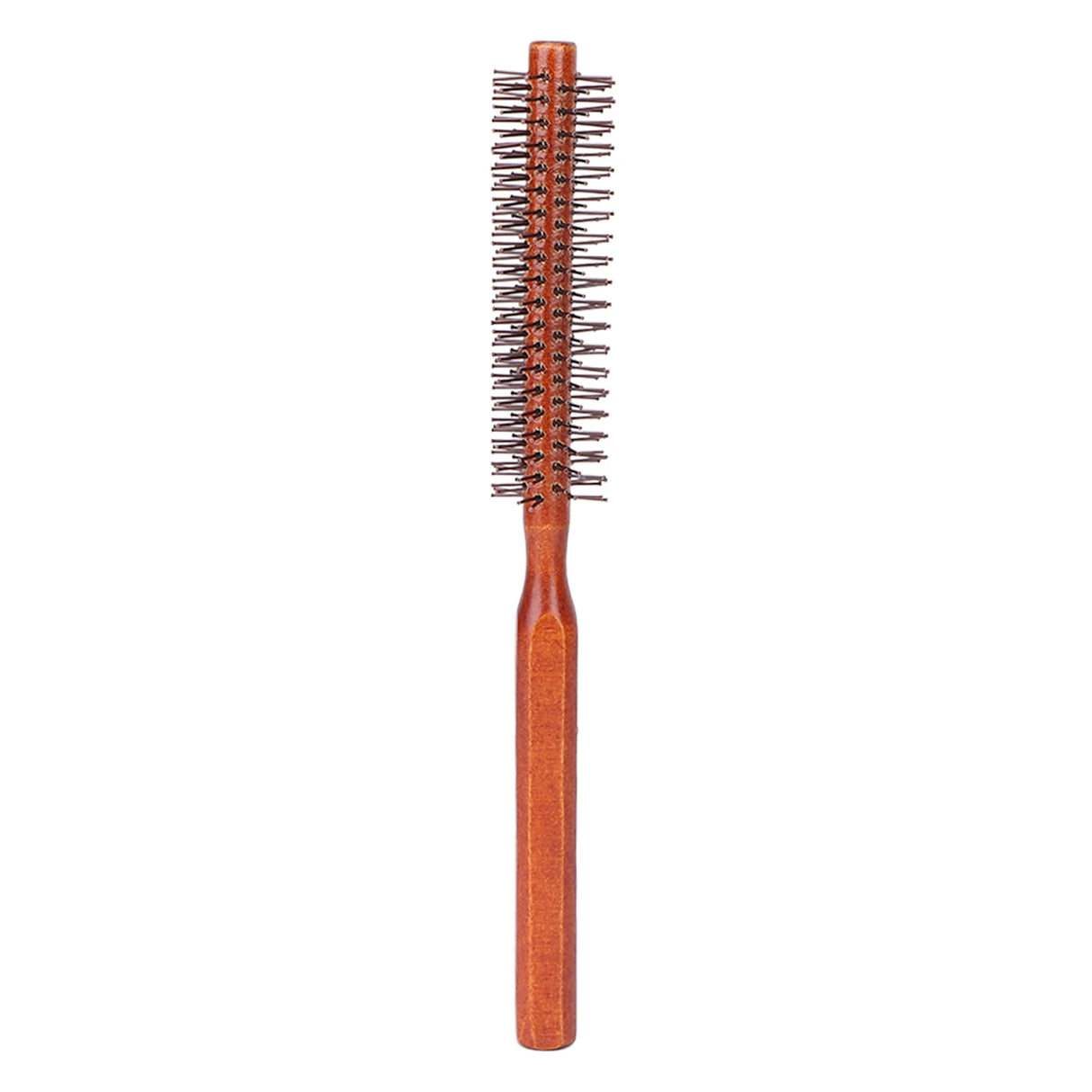 Round Styling Hair Brush Curling Roller Hairbrush Small Wood Brush Unisex for Blow Drying Home Use Curling Brush