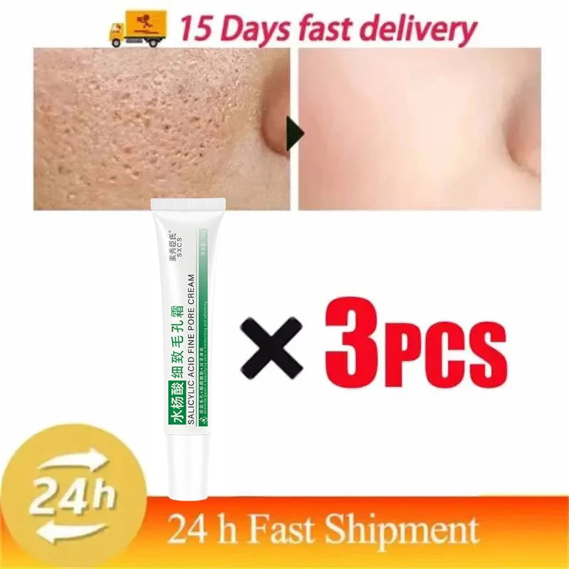 Salicylic Acid Pore Shrinking Cream Quick Elimination Large Pores Remove Blackehead Tighten Face Smooth Skin Korean Care Product