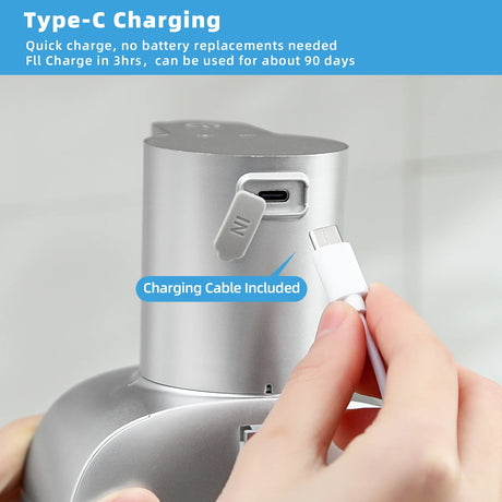 New Wall Mounted Automatic Soap Dispenser Foam Smart Hand Washing Machine 500ml Liquid Rechargeable Bathroom Induction Sensor