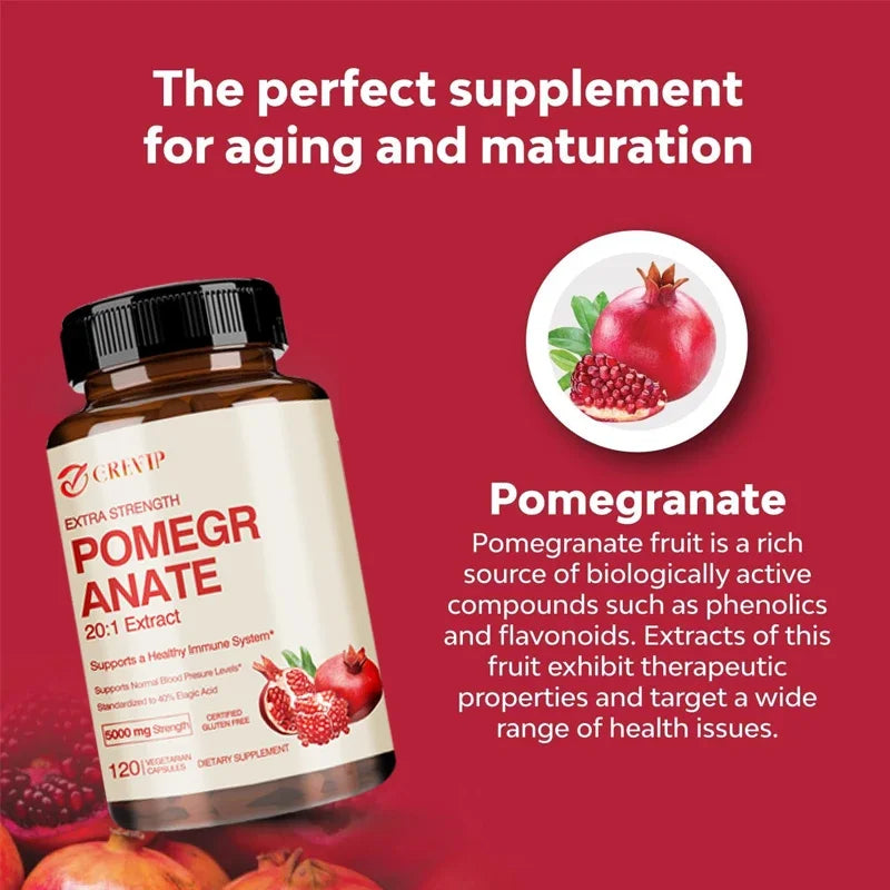 Pomegranate Extract - Antioxidant Supplement Heart Health Joint Support Brain HealthSupplements