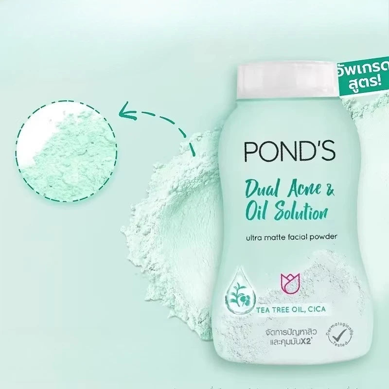 PONDS Thailand Setting Powder, Oil-Control & Long-Lasting Matte Finish, Lightweight Face Powder for Makeup Fixing