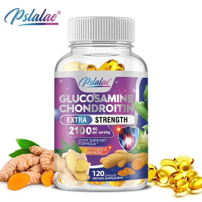 Glucosamine Chondroitin MSM Turmeric Boswellia - Joint Health and Joint Function Support - Glucosamine Sulfate Mobility FormulaC