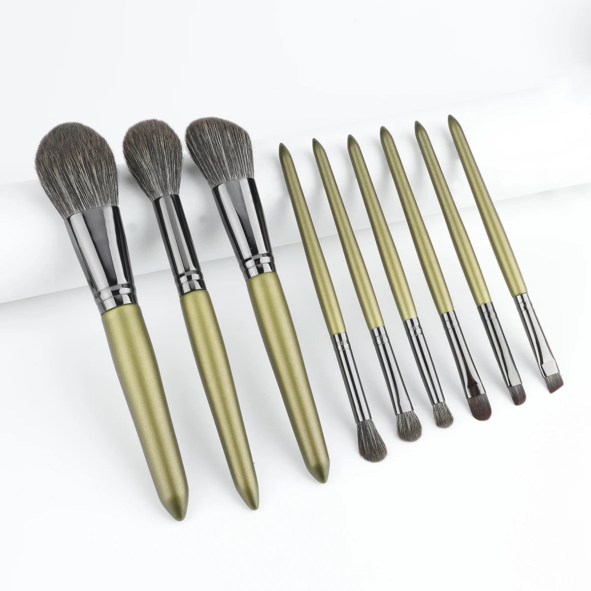 RANCAI 9PCS Makeup Brushes Set Eye Shadow Foundation Powder Contour Makeup Brush Cosmetic Beauty Tool Kit Free Shipping