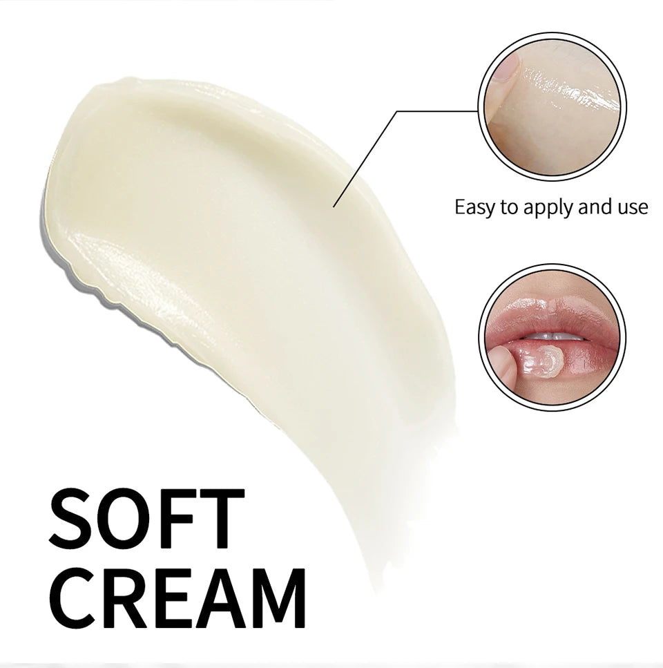 Collagen Lip Balm & Sleep Mask Deep Moisturizing Hydrating Smooth Lip Fine Lines Gentle Exfoliating Dry Dead Skin Daily Lip Care