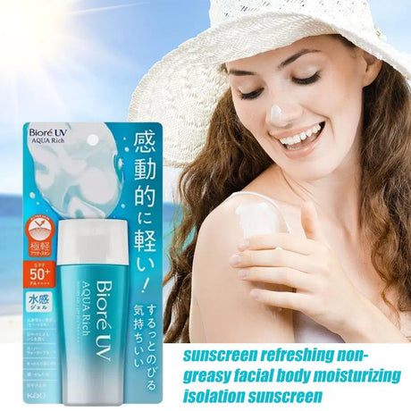 Japan Biore Spf50+ Facial Sunscreen Protector UV Sun Sunblock Cream Korean Moisturizing Protector Whitening Moisturizer Care