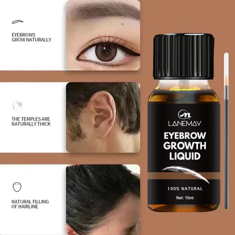 Fast Eyebrow Growth Serum Eyelash Hair Growth Anti Hairs Loss Product Prevent Baldness Fuller Thicker Lengthening Eyebrow Makeup