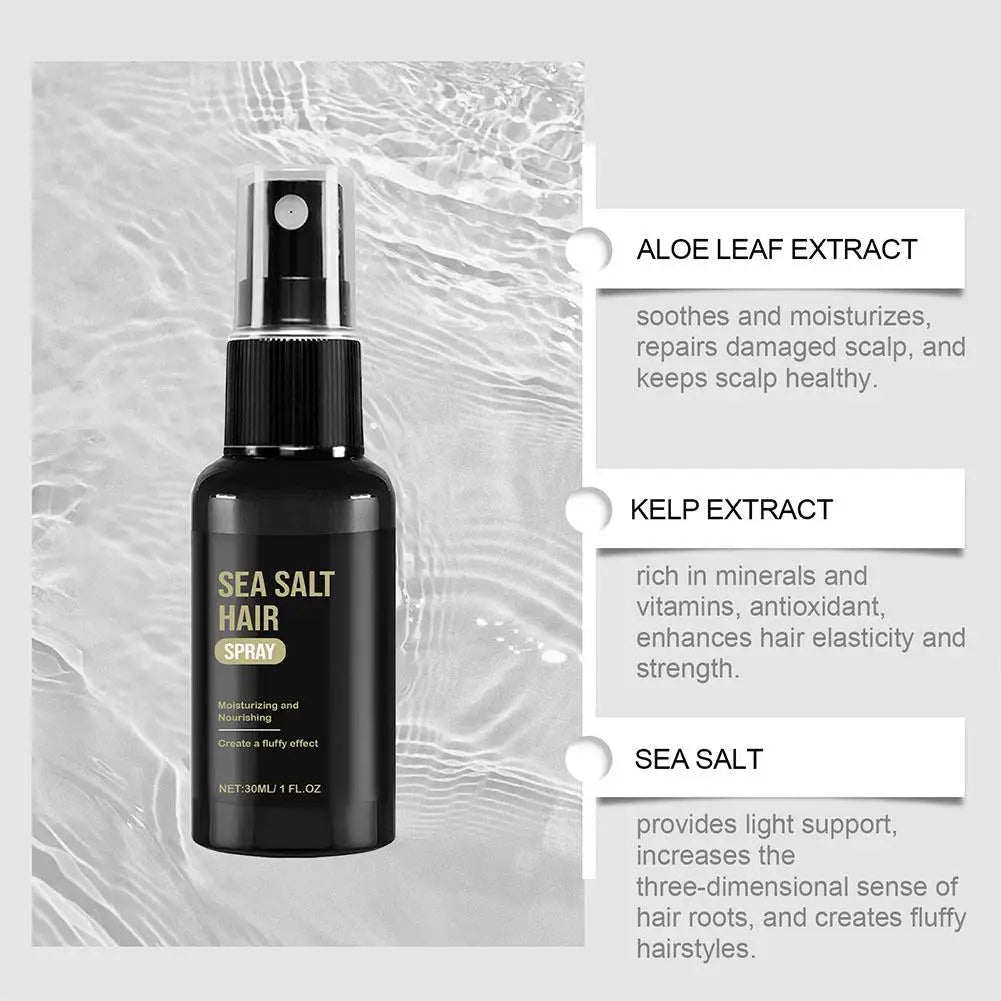 1/2/3PCs Sea Salt Hair Spray For Men Women, Beach Wave & Volumizing Texturing Spray For Increased Volume, Hair Styling Spray